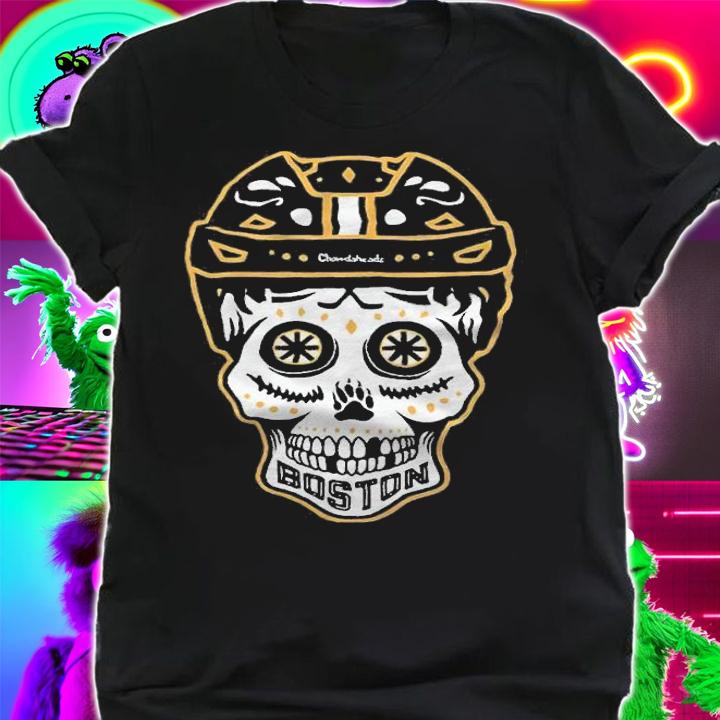 Boston Bruins Skeleton hockey shirt t-shirt