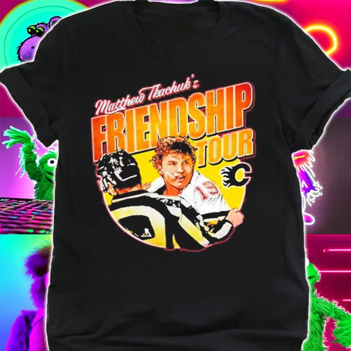 Brady Tkachuk Wearing Matthew Tkachuk's Friendship Tour Shirt t-shirt