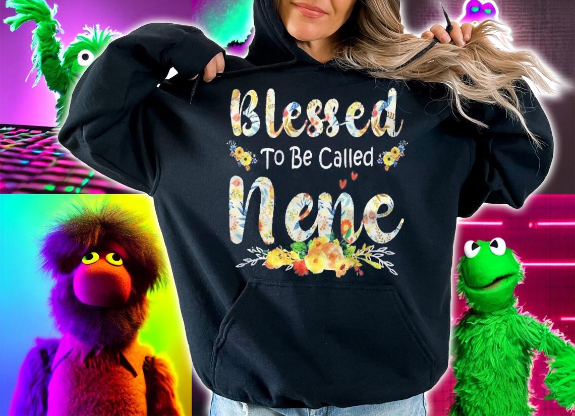 Blessed To Be Called Nene Floral Mom Grandma Mothers Day shirt t-shirt