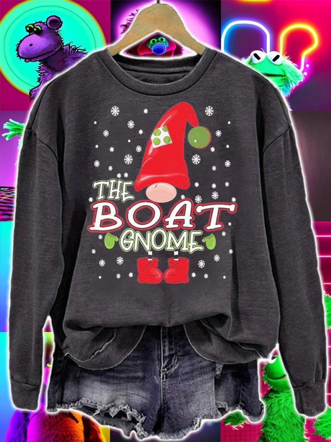 Boat Gnome Matching Family Group Christmas Party T-Shirt t-shirt sweatshirt
