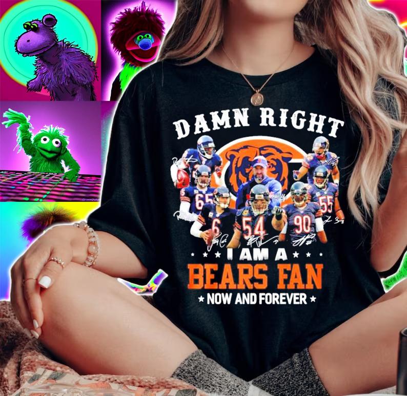 I am a Chicago Bears fan now and forever signatures shirt t-shirt woman shirt