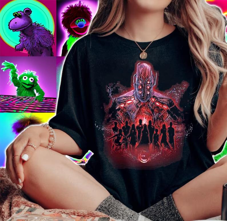 Marvel Eternals Red poster T-shirt t-shirt woman shirt