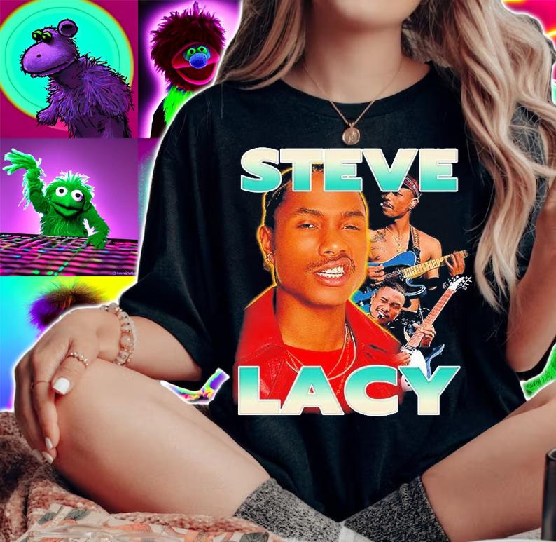 Steve Lacy Vintage Rap Fans T-Shirt t-shirt woman shirt