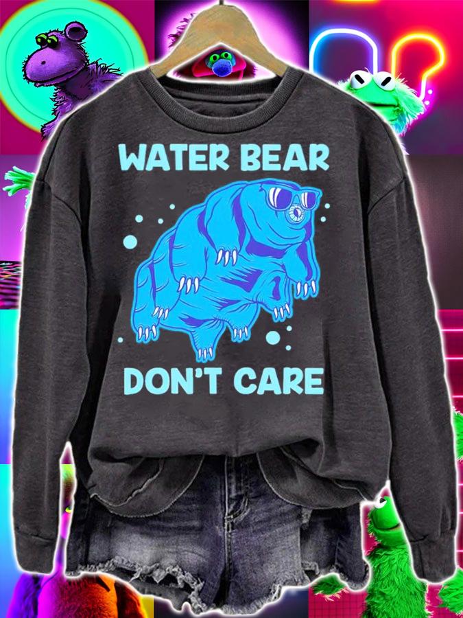 Water Bear Dont Care Funny Tardigrade Microbiology Science shirt t-shirt sweatshirt