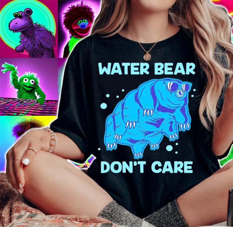 Water Bear Dont Care Funny Tardigrade Microbiology Science shirt t-shirt woman shirt