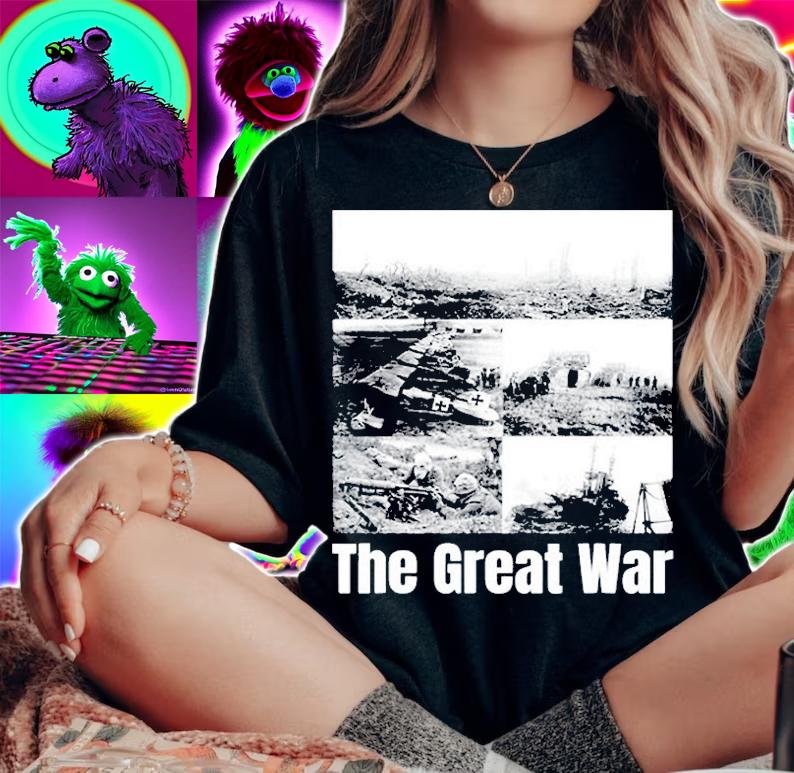 Ww1 Collage World War 1 The Great War Battle Memorabilia T-Shirt t-shirt woman shirt