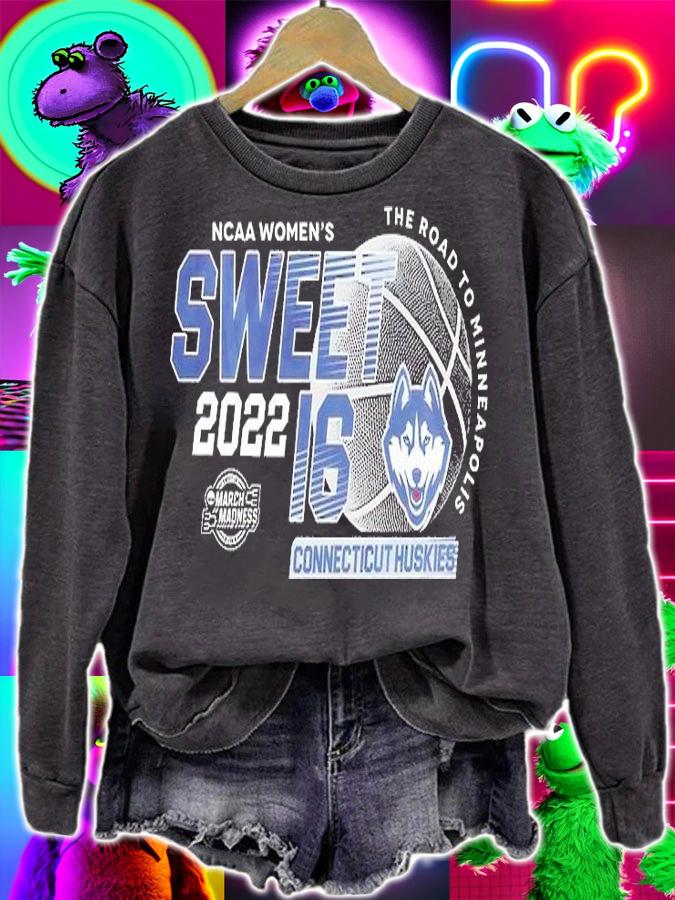 Connecticut Huskies NCAA Women's Basketball Sweet 16 T-Shirt t-shirt sweatshirt
