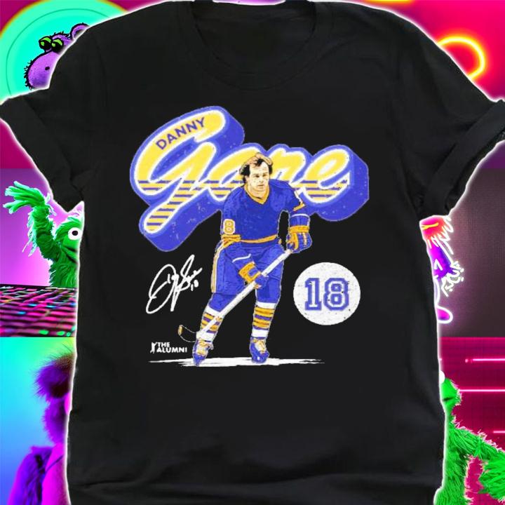 Danny Gare Buffalo Retro Script Hockey Signatures Shirt t-shirt shirt