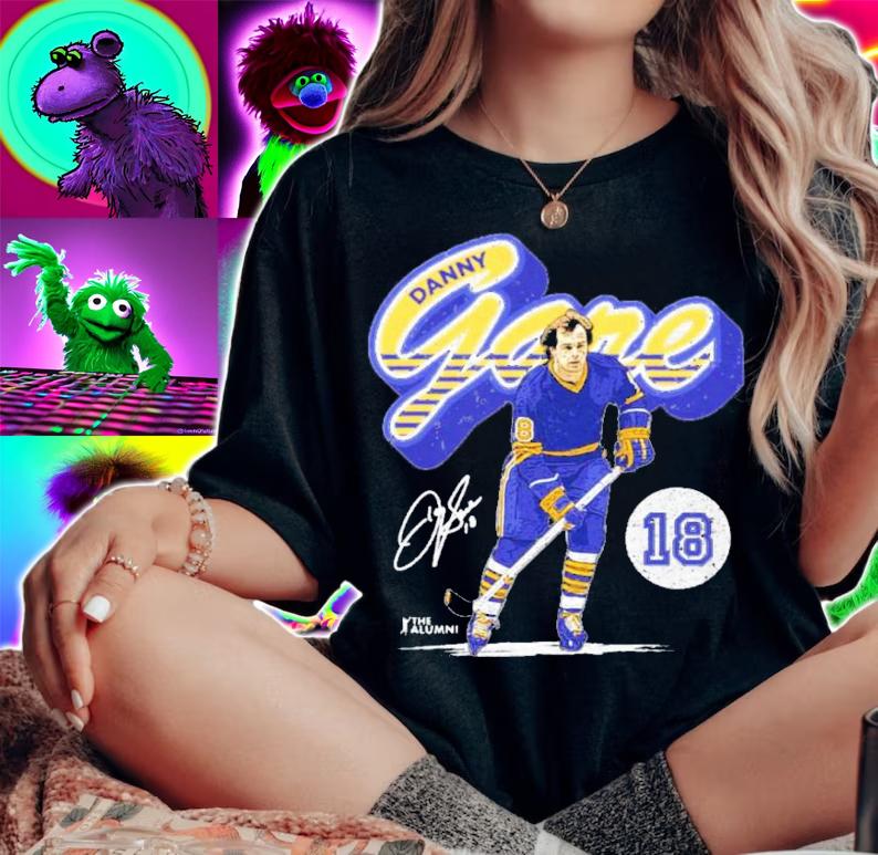 Danny Gare Buffalo Retro Script Hockey Signatures Shirt t-shirt woman shirt