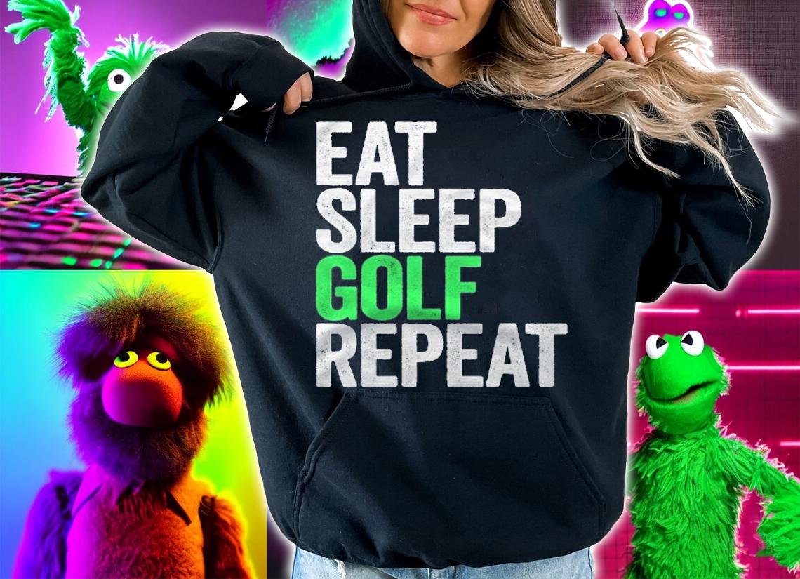 Eat Sleep Golf Repeat Sport Game Gift Shirt t-shirt