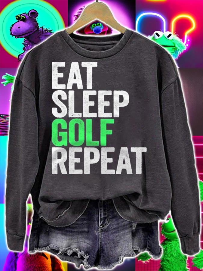 Eat Sleep Golf Repeat Sport Game Gift Shirt t-shirt