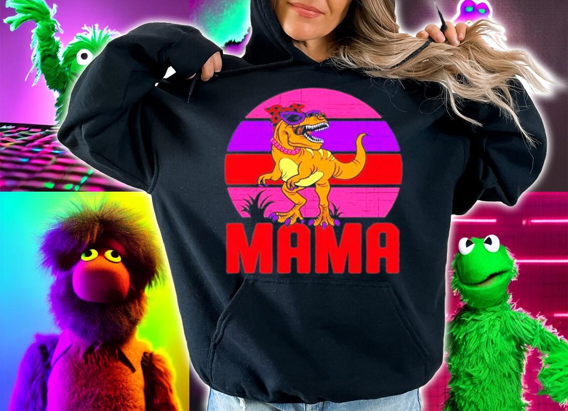Funny Womens Mama Saurus T Rex Dinosaur Mothers Day T-Shirt t-shirt hoodie