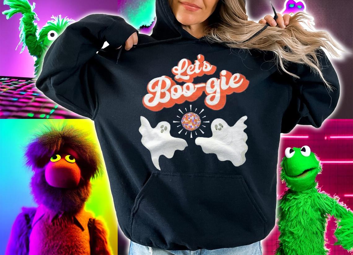 Lets Boo-Gie Retro Disco 70S Ghosts Lets Boogie Halloween Shirt t-shirt hoodie