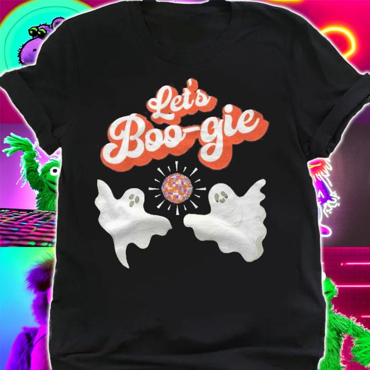 Lets Boo-Gie Retro Disco 70S Ghosts Lets Boogie Halloween Shirt t-shirt shirt