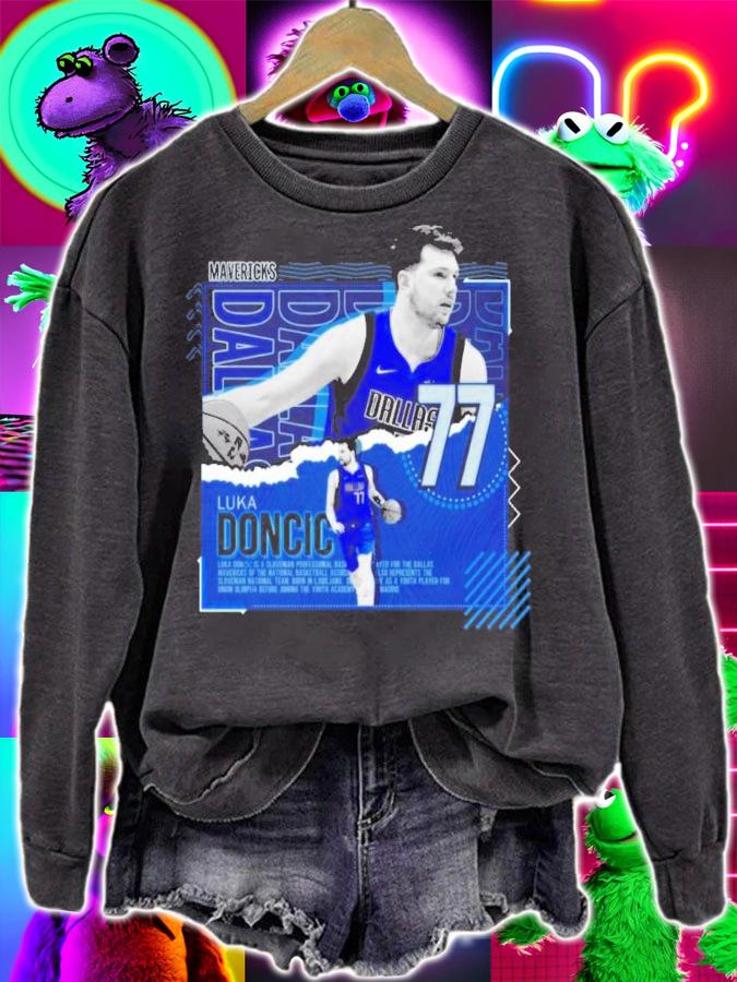 Luka Doncic Basketball Paper Poster Mavericks Shirt t-shirt sweatshirt