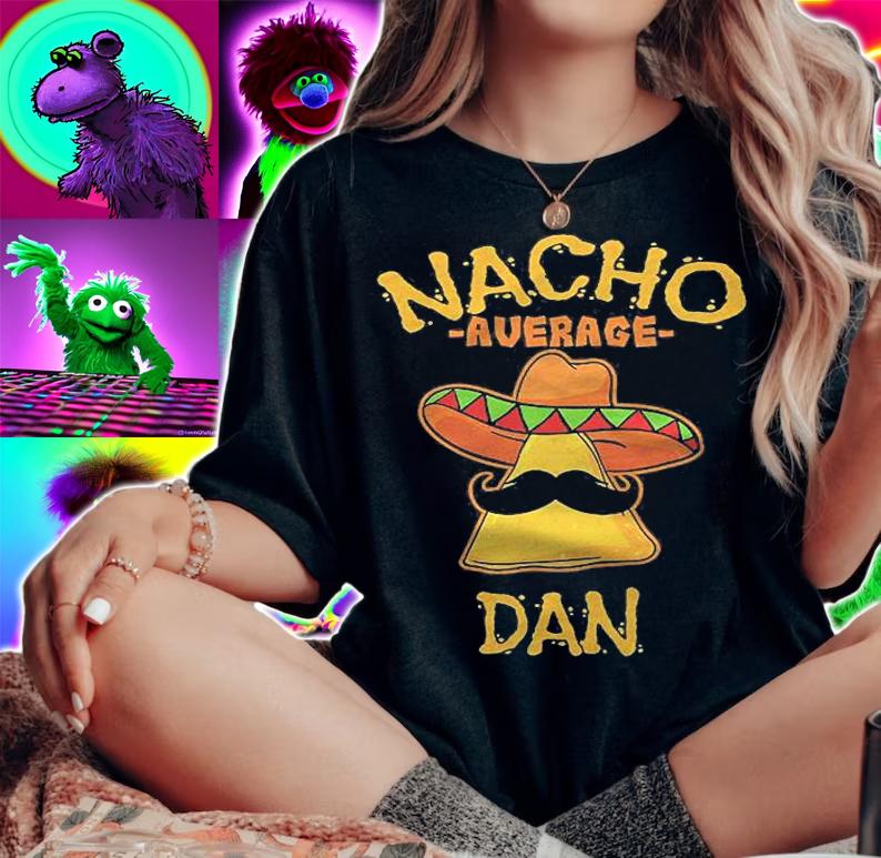 Nacho Average Dan Personalized Name Funny Taco Shirt t-shirt
