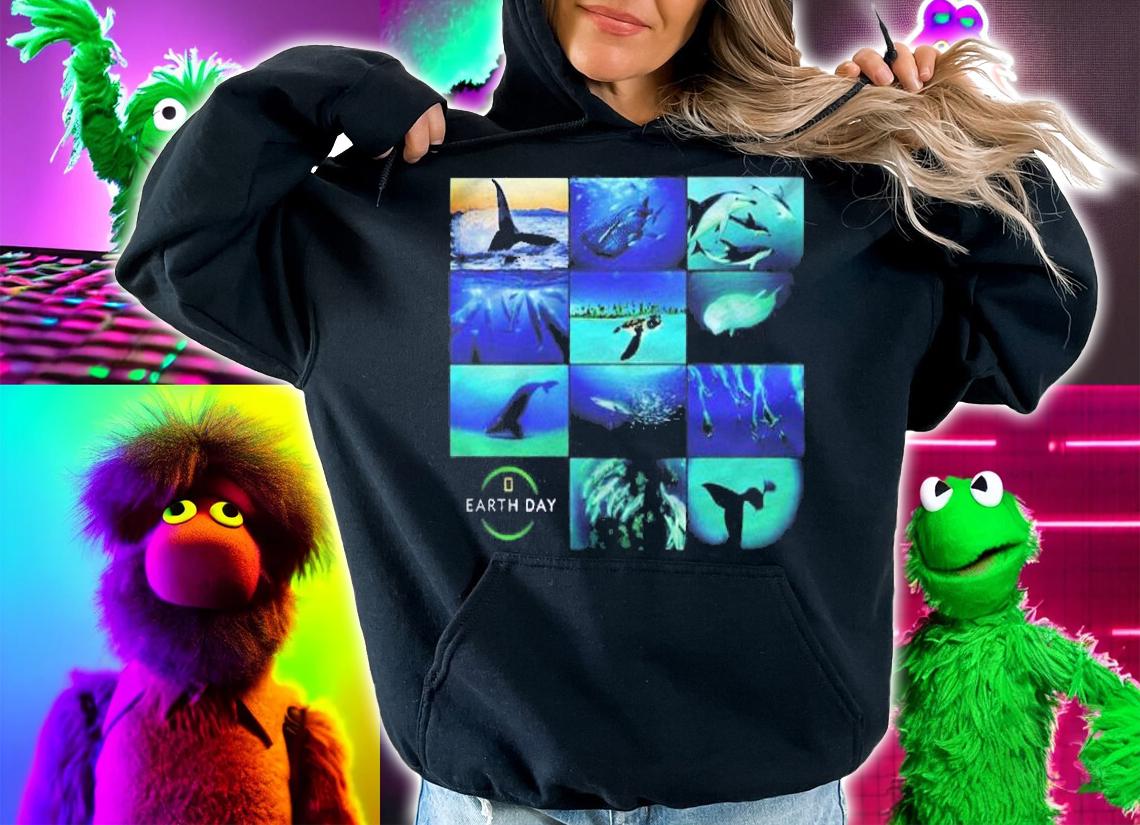 National Geographic Ocean Images Photo Collage Shirt t-shirt