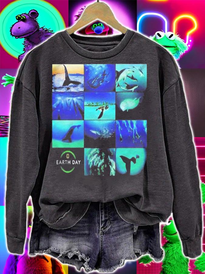 National Geographic Ocean Images Photo Collage Shirt t-shirt
