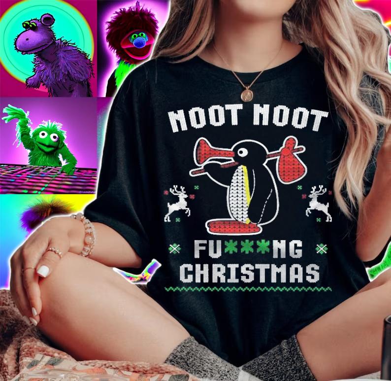 Noot Noot Pingu Shirt Noot Meme Gift, Pingu Noot Noot Motherf Christmas Ugly Classic T-shirt t-shirt