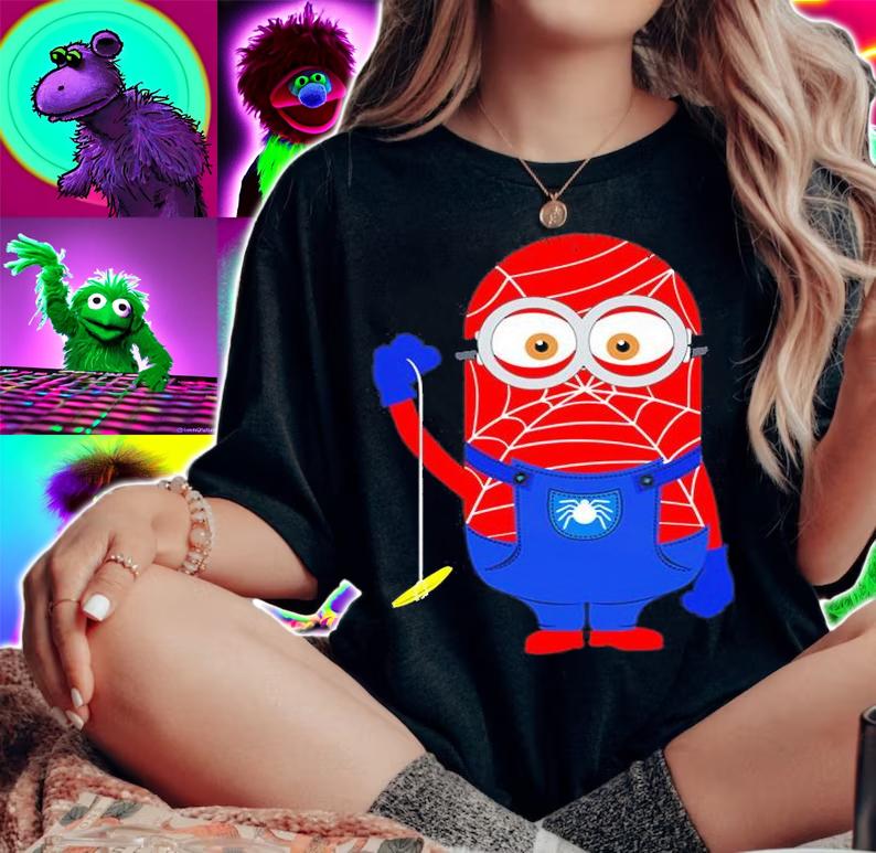 Spider Minion Spider Man T-Shirt t-shirt