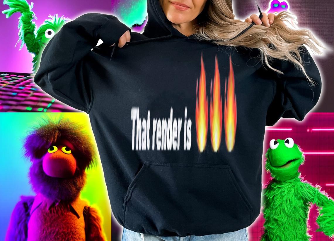 That Render Is Fire Gift Shirt t-shirt