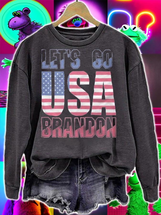 Trending let's Go USA Brandon Joe Brandon Let's Go Brandon T-Shirt t-shirt