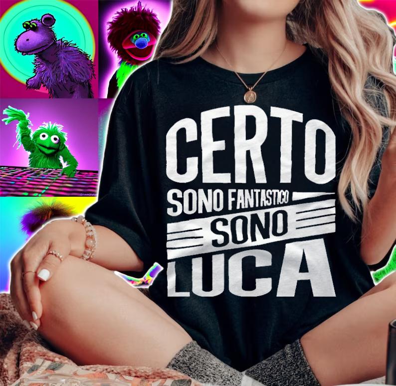 Certo sono Fantastico sono Luca T-shirt t-shirt