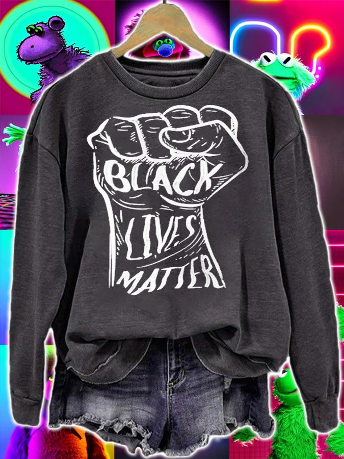 Fist Black Lives Matter T-Shirt t-shirt sweatshirt
