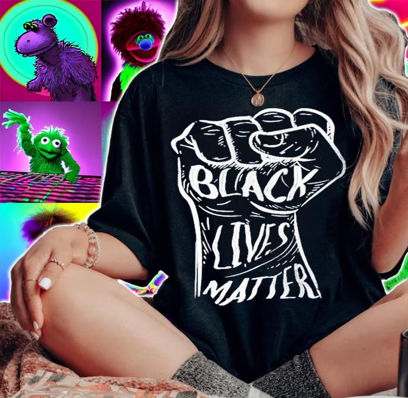 Fist Black Lives Matter T-Shirt t-shirt woman shirt