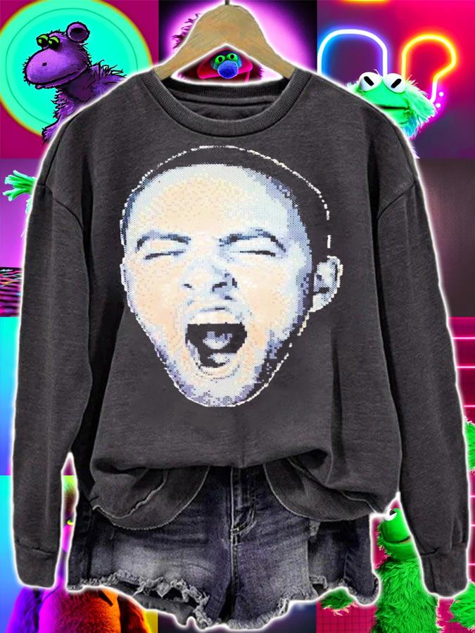Mac Miller Perler Bead Portrait T-Shirt t-shirt sweatshirt