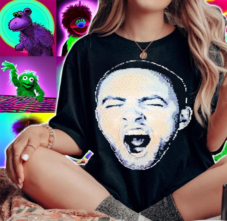Mac Miller Perler Bead Portrait T-Shirt t-shirt woman shirt
