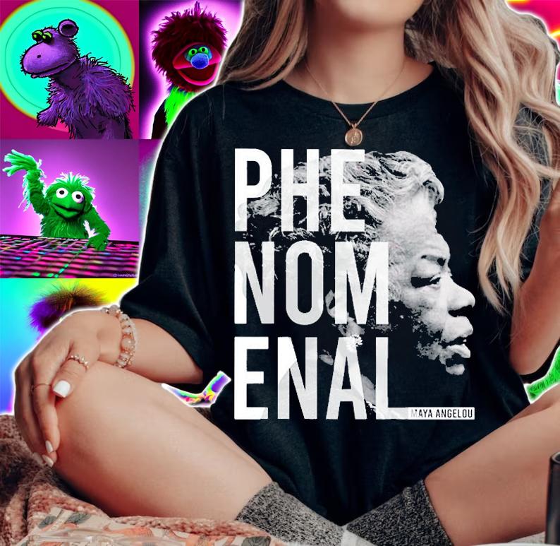 Maya Angelou Phenomenal T-Shirt t-shirt woman shirt