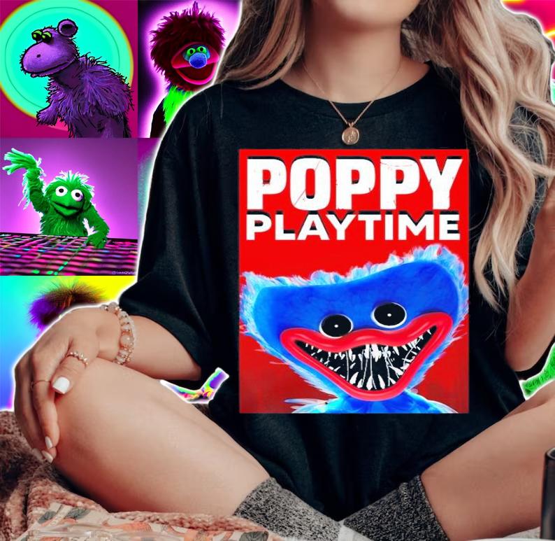 Poppy Playtime T-Shirt t-shirt woman shirt