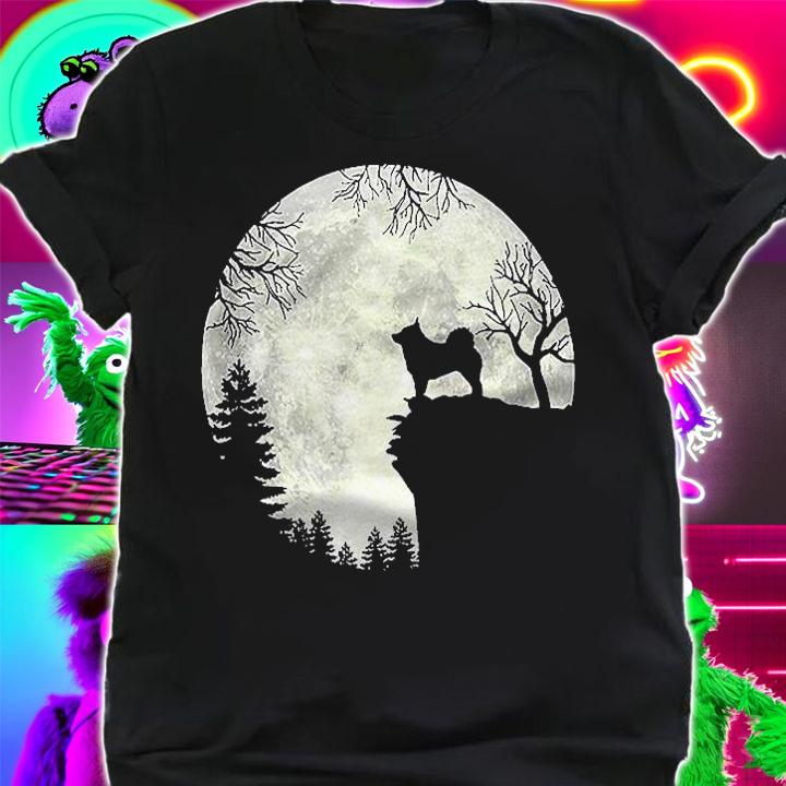 Schipperke And Moon Halloween Costume Gift Shirt t-shirt