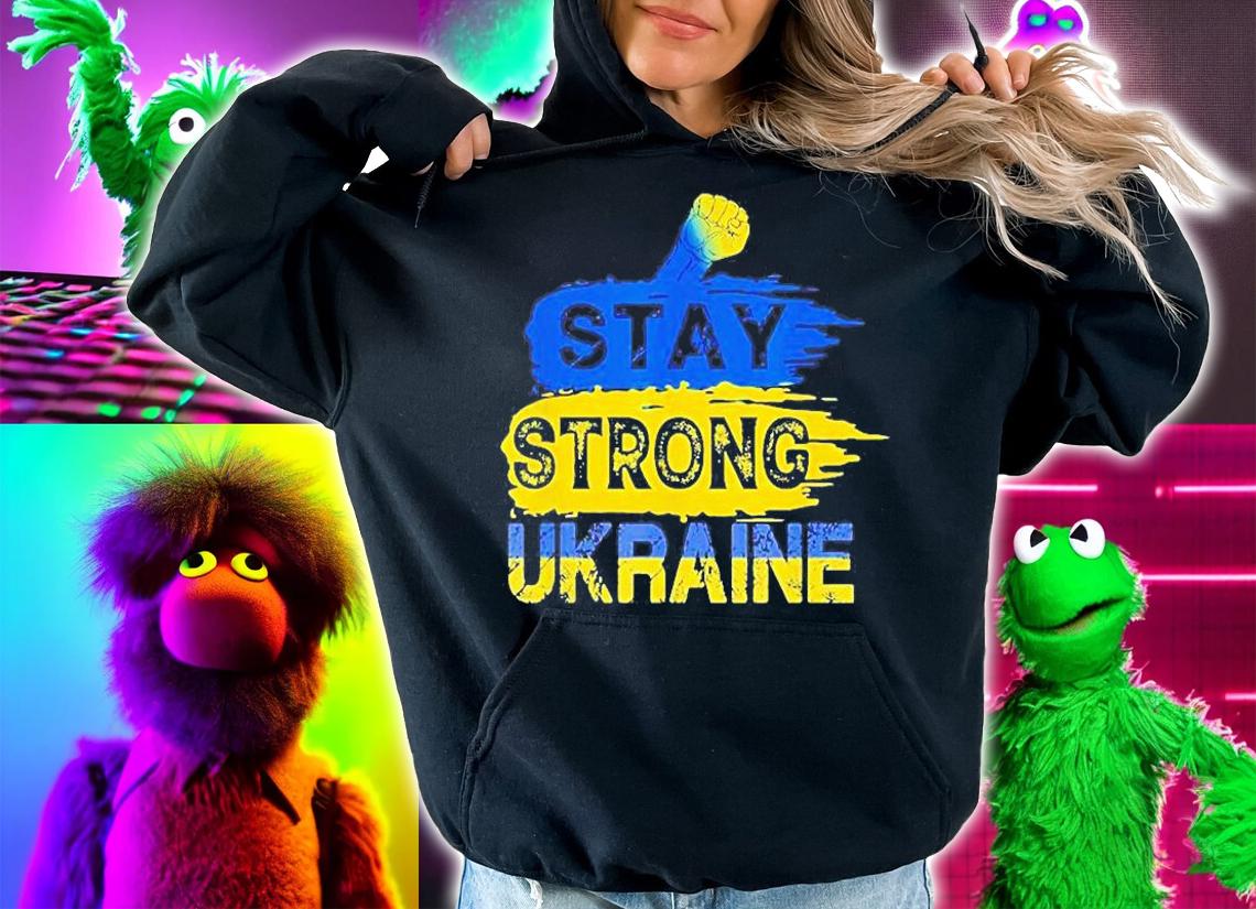 Stay Strong Ukraine We Stand With Ukraine Support Ukraine T-Shirt t-shirt