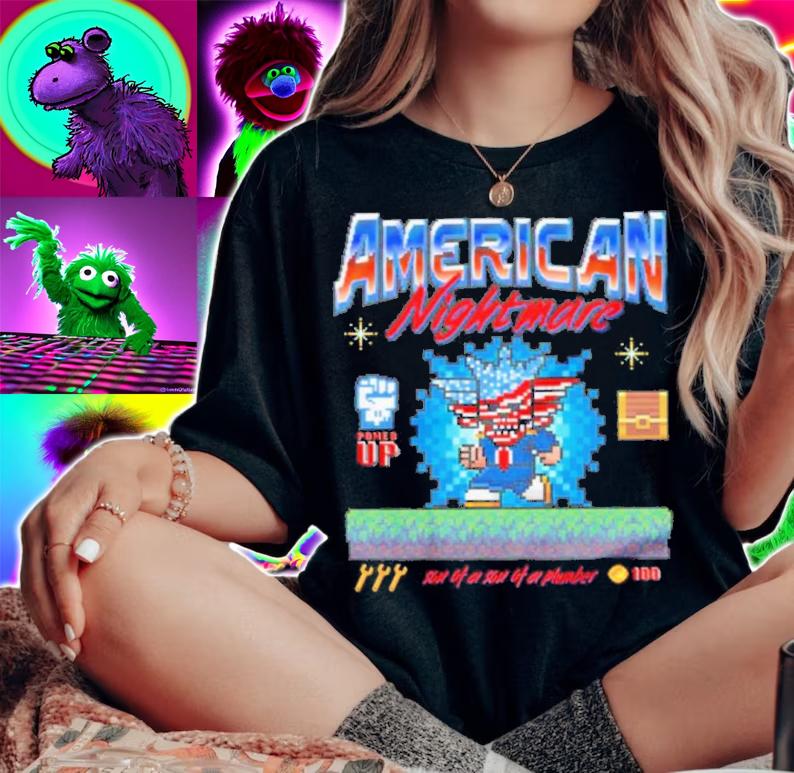 Cody Rhodes American Nightmare Pixel Shirt t-shirt woman shirt