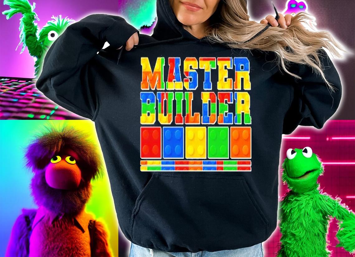 Cool Master Builder Lego Fan T-Shirt t-shirt hoodie