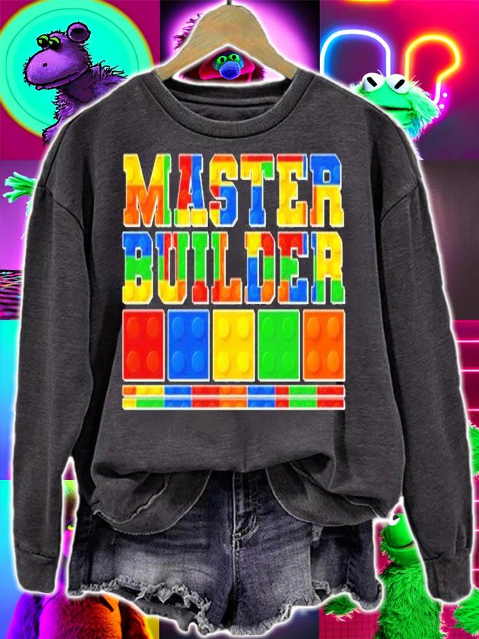 Cool Master Builder Lego Fan T-Shirt t-shirt sweatshirt