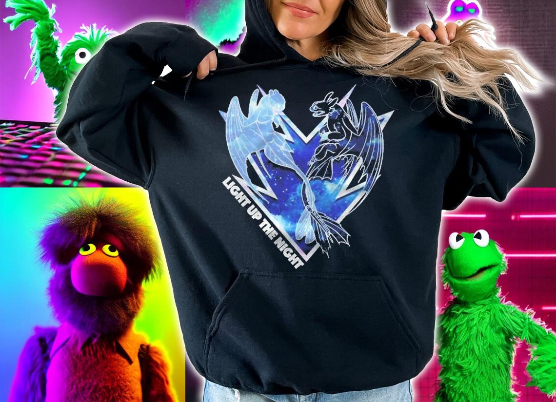 How To Train Your Dragon 3 Hidden World Light Up The Night Pullover T-shirt t-shirt
