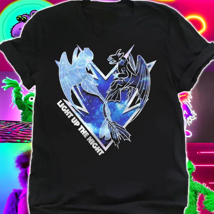 How To Train Your Dragon 3 Hidden World Light Up The Night Pullover T-shirt t-shirt