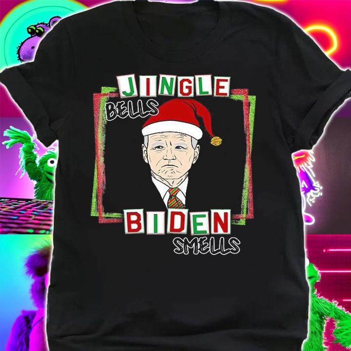 Jingle Bells Biden Smells Hilarious Anti Biden Christmas T-Shirt t-shirt