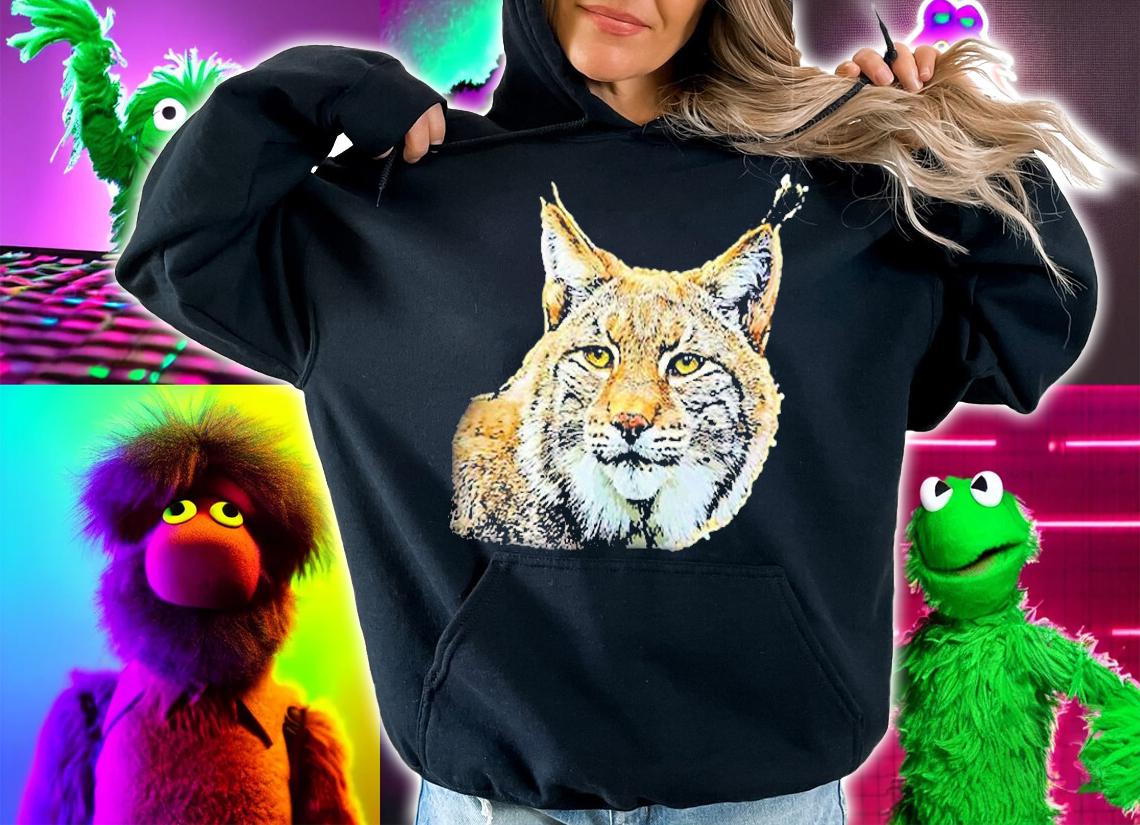 Lynx Design Lynxes Wild Cats T-Shirt t-shirt