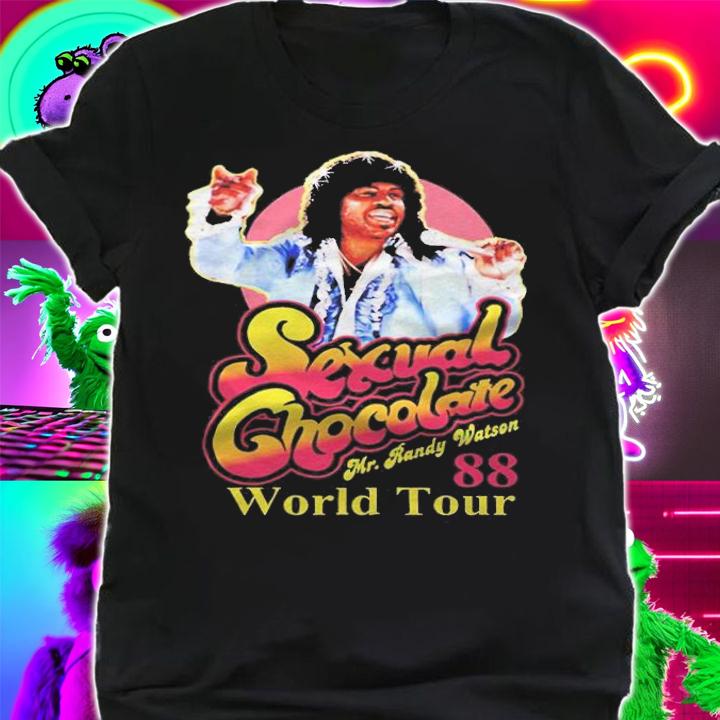 Sexual Chocolate Mr.Randy Watson World Tour 88 T-shirt t-shirt shirt