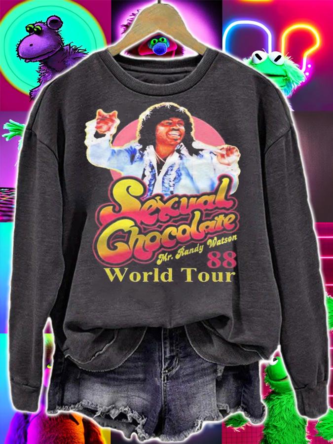 Sexual Chocolate Mr.Randy Watson World Tour 88 T-shirt t-shirt sweatshirt