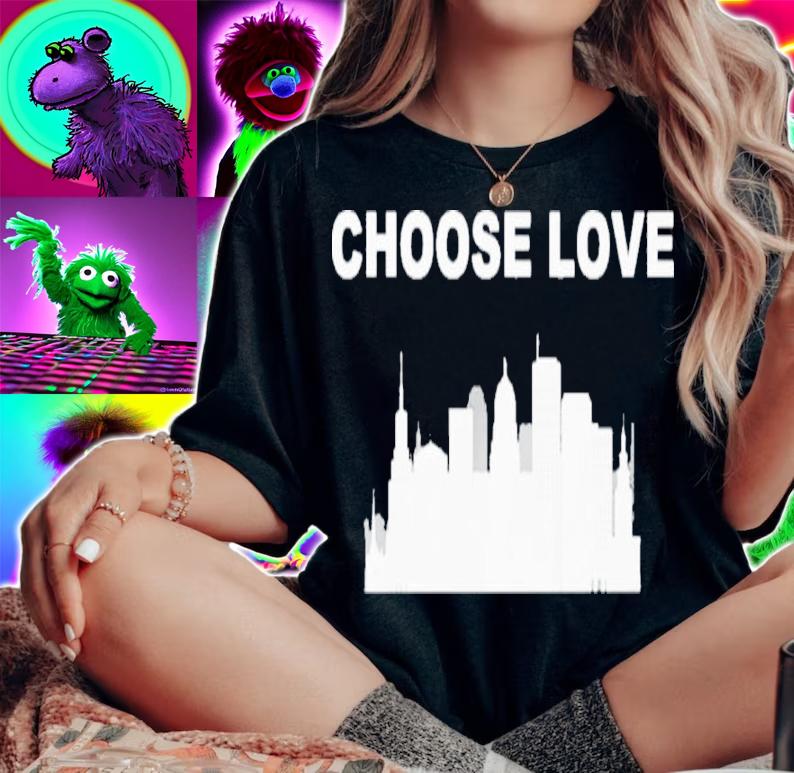Choose Love Buffalo Bills Skyline Shirt t-shirt
