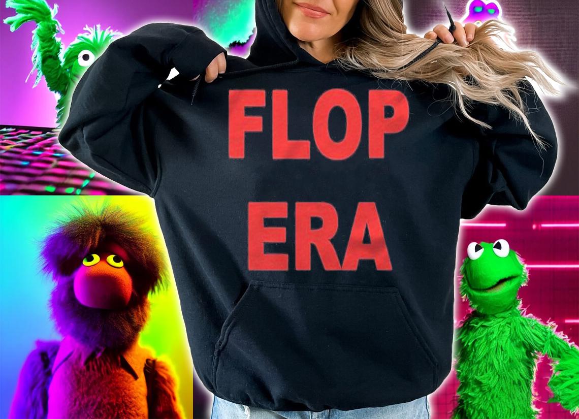 Flop Era text logo T-shirt t-shirt