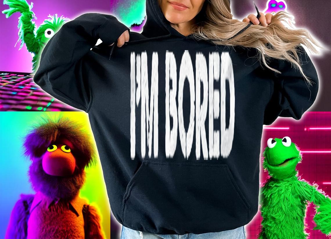 Im Bored Pullover Funny Saying T-shirt t-shirt