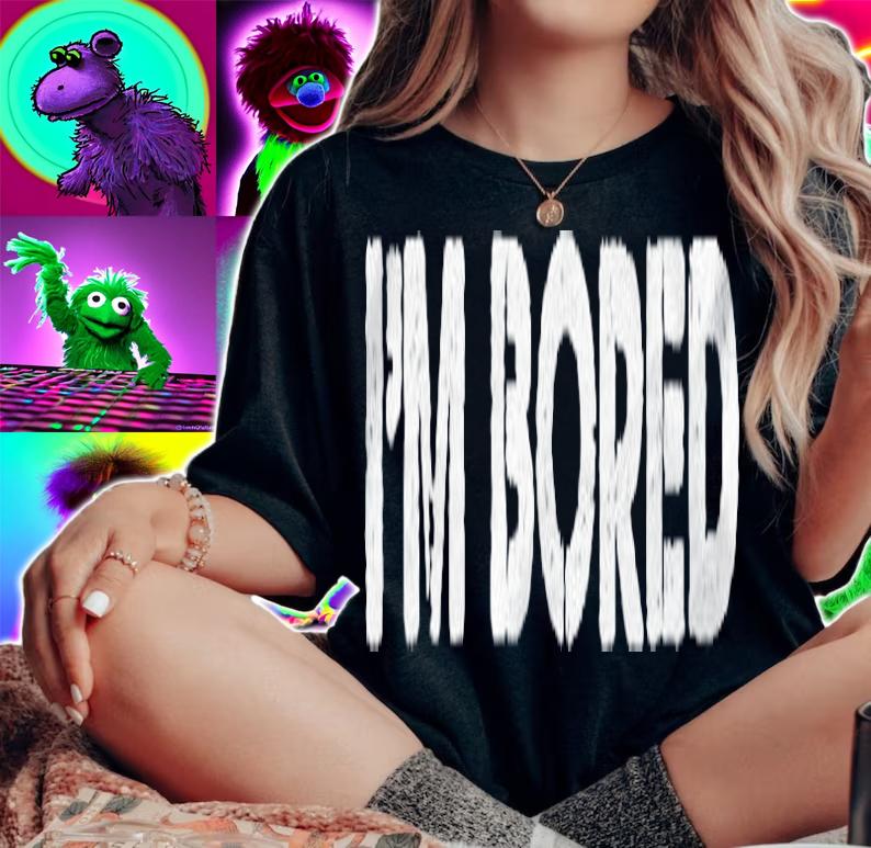 Im Bored Pullover Funny Saying T-shirt t-shirt