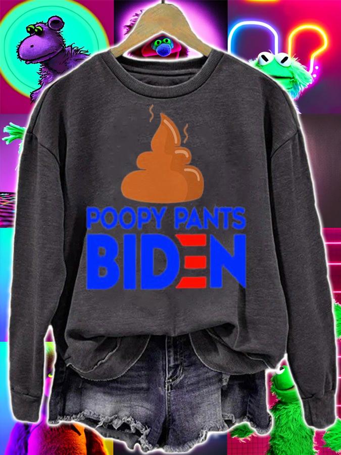 Poopy Pants Joe Shirt Accident Anti Biden t-shirt sweatshirt