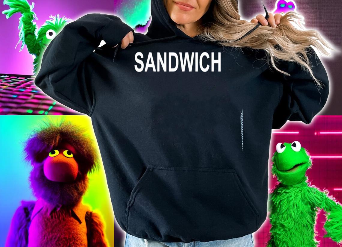 Shirt That Says Sandwich Text Costume Gift T-shirt t-shirt hoodie